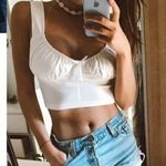 White Milkmaid Top Photo 0