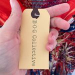 New! BOG Collective Strapless Floral Jumpsuit Romper, Tropical Flowy size XS Red Photo 4