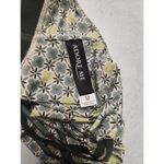 Adore Me  size M Green Geometric Print Bralette Light Support Sports Bra Photo 2