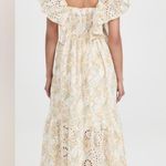 NEW En Saison Opposites Midi Dress in Yellow Orange Size XS Photo 5