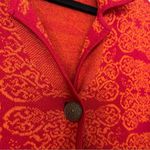 Chico's  Wool Blend Knit Blazer Printed Cardigan Size 1 Photo 3