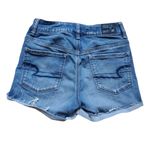 American Eagle  Shorts Women Size 0 High Rise Shortie Blue Denim Super Stretch Photo 1