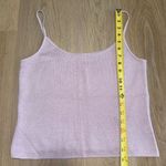 St. John  Lavender Knit Spaghetti Strap Tank Top - Size Small Photo 4
