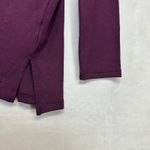 Banana Republic NWT Large Purple Long Sleeve Scoop Neck Pullover Top Active Photo 4