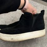 Steve Madden Black High-Top Sneakers with White Soles Photo 0