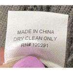 Michelle Mason Dress Cable Knit Taupe Brown Sz S Button Sleeveless Vest Bamboo Photo 6