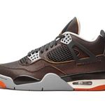 Nike Jordan Air Jordan 4 Retro SE Sail Black Starfish CW7183 100 Women’s Size 6.5 EUC Photo 2