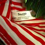 Sanrio KUROMI 2008 Black & Red Backpack Book Bag w/ Red & White Striped Lining Photo 13