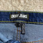 DKNY 5- Pocket Denim Mini Skirt Finished Raw Hem Size 12 Photo 7