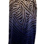 Henri Bendel 100% Silk Scarf. Multi Color Ranging Royal Blue/Navy to Brown Photo 0