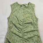 Love, Whit by Whitney Port Sleeveless Floral Ruched Midi Dress Size X Photo 5