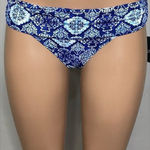 Ralph Lauren New. Lauren  blue tile bikini bottoms. Photo 0