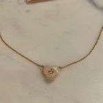 Kate Spade NWT -  - Pansy Flower Disco Mother of Pearl Necklace W/ Jewel Photo 7