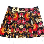 Urban Outfitters  Retro Mini Skirt Floral Tapestry Print Corduroy Button Up Sz SP Photo 4