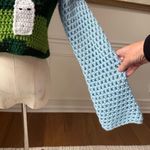 Handmade  Crochet Crop Top Ghost Autumn Fall Halloween OOAK XS Photo 3