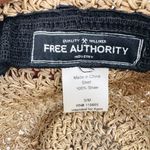 Free Authority Straw Fedora Hat S/M Tan Photo 4