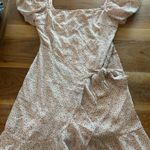 Princess Polly  Pink Floral Wrap Dress Photo 0