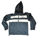 Cheneral Jacket Small Mackinac Island Michigan Navy Gray Windbreaker Retro USA Blue Photo 0