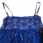 Avidlove Luxurious Royal Blue Lace Chemise Photo 3