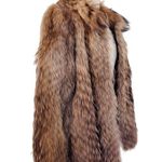 Vintage luxurious Genuine Fur Coat in shades of brown tan and cream Size M Photo 3