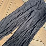 NWT ABERCROMBIE Black Linen Straight Leg Pant Photo 1