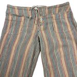 Sundance Gigi Cotton Gauzy Multicolor Striped Cabana Pants Button Fly Size XS Photo 2