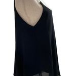 AB Studio Women Size Medium Black Blouse Shirt Top Sleeveless 8-319 Photo 2