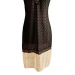 Victoria's Secret  Black Lace Slip Dress Nude Illusion Mesh Nightgown Small EUC Photo 4