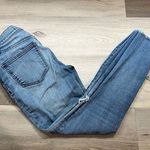 Madewell Womens Mid Rise Skinny Skinny Raw Hem Distressed Denim Jean sz 25 Photo 2