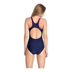 Uhnice Large Athletic One Piece Swimsuit Racing Training Sports Bathing Suit​ Blue Photo 3