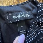 Speechless Glitter-Embellished Bodycon Black and Silver Mini Dress 7 Photo 6