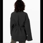 Lululemon Serene Travel Wrap black size 6 jacket cozy oversized fit Photo 2