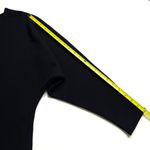 COS  Dolman Sleeve Boiled Wool Blend V-Neck Cropped Sweater Black Sz XS Photo 10