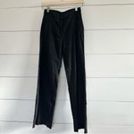 Theory Women’s 00 Lucas B Black Dress Pants Wide Leg Photo 4