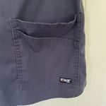Grey's Anatomy Grey’s Anatomy navy blue scrub top ~ stretch ~ nurse medical ~ women’s size XS Photo 3