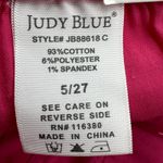 Judy Blue  Flared Denim Jeans High Waist Bootcut Garden Party Hot Pink 5/27 NWT Photo 5