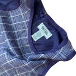 Bob Mackie VTG Dress Size 6 Plaid Schoolgirl Sheath Academia Coquette Midi y2k Photo 3