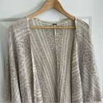 Free People  Metallic Knit Cream Cardigan Size XS/S light romance boho dreamy Photo 3