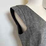 Banana Republic  Wool Blend Black & White Tweed V-Neck Sheath Dress Womens Size 8 Photo 7