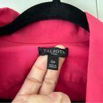 Talbots  Pink Shawl Collar Pullover Top With Gold Button Accent - Size 12p Photo 2