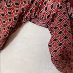 Elan Women's Black and Pink Patterned Top Photo 2