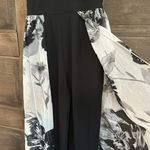 Alex B. Nites‎ Women Jumpsuit Size 6 Stretch Elastic Waist Floral NEW Black Photo 2