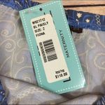 Liz Lange Womens Skirt Sz 2 Medium Large Fiona Paisley Blue White Maternity NEW Photo 5