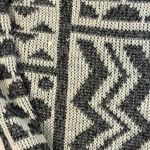 Vintage Garland Wool Blend Sweater Women's Medium Black Cream Geometric Knit Photo 3