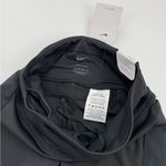 Nike  Women's Tight Fit Mid Rise Ribbed Panel Biker Shorts Black Size XS NWT Photo 3