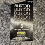 Burton  Womens Gray Plush‎ Fleece Full Zip Hoodie Jacket Small Photo 3