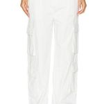 superdown White Cargo Pants LARGE Baggy Slouchy Low Streetwear Revolve $88 NEW Photo 0