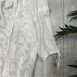 Anthropologie NEW Maeve Eyelet Balloon Sleeve Kimono Cover Up Cardigan O/S NWT Photo 8