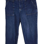 Gloria Vanderbilt  Capri Jeans Size 8 Dark Wash Capri Denim Photo 0