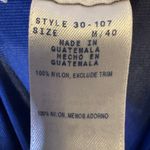 Vanity Fair Vintage  Nylon Navy Blue Nightgown Empire Waist V-Neck Size Medium Photo 5